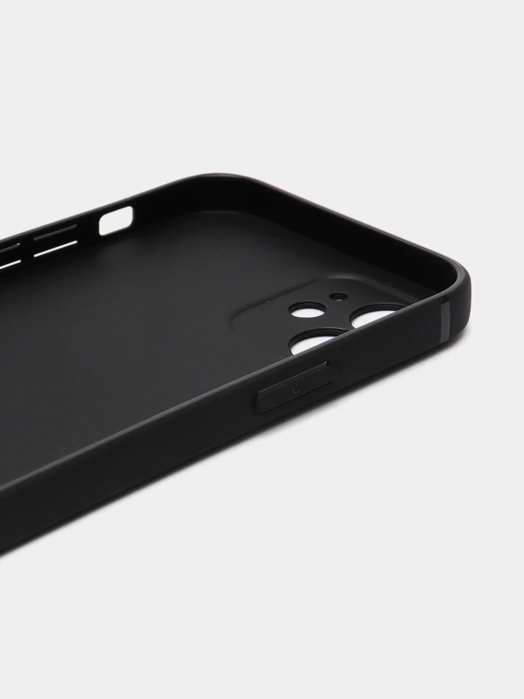 Черный чехол силиконовый для Айфон (iPhone) 13, 12, 11, XR, X, 7 Plus, 8 Plus, 7, 8, SE
