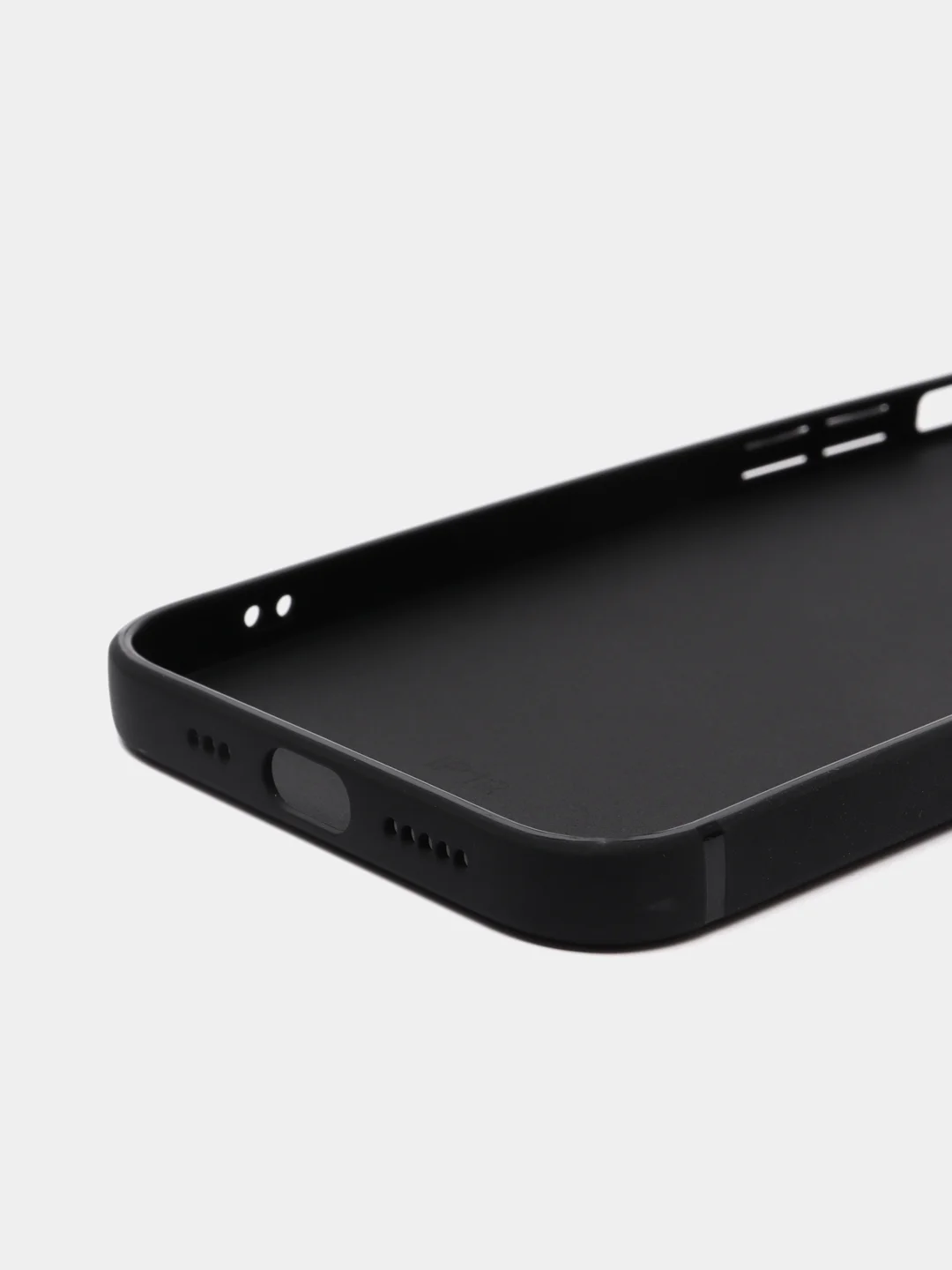 Черный чехол силиконовый для Айфон (iPhone) 13, 12, 11, XR, X, 7 Plus, 8 Plus, 7, 8, SE