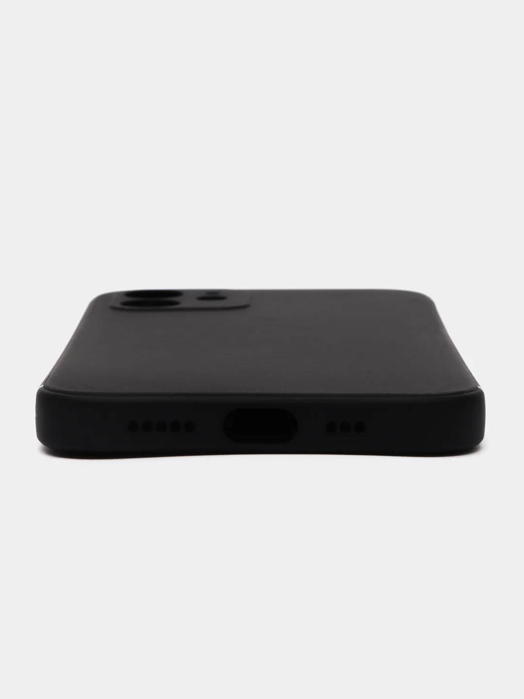 Черный чехол силиконовый для Айфон (iPhone) 13, 12, 11, XR, X, 7 Plus, 8 Plus, 7, 8, SE