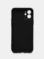 Черный чехол силиконовый для Айфон (iPhone) 13, 12, 11, XR, X, 7 Plus, 8 Plus, 7, 8, SE