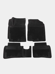 Коврики EVA 3D для Kia Rio III (2011-2017), Hyundai Solaris (2011-2017) Premium в cалон