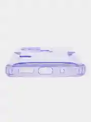 Лавандовый чехол с карманом для карт Xiaomi Redmi 10/Poco C40, прозрачный