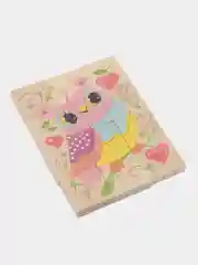 Деревянные пазлы для малышей "Совушка"