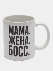 Кружка "Мама, жена, босс", 300 мл