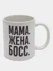 Кружка "Мама, жена, босс", 300 мл
