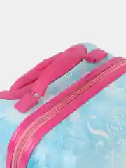 Коралловый детский чемодан на колесах, пластиковый, ручная кладь