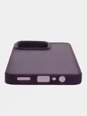 Пурпурный чехол матовый для Realme C51, C53 / Реалми С53 / Realme Note 50, полупрозрачный