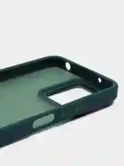 Зеленый чехол матовый для Xiaomi Redmi 12, пластиковый, полупрозрачный, с глянцевой рамкой