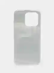 Хром чехол для iPhone 15 Pro, 15 Pro Max / Айфон 15 Про, 15 Про Макс силиконовый, с рисунком