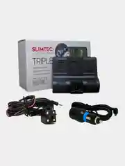 Автомобильный видеорегистратор с тремя камерами SLIMTEC TRIPLE