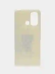 Желтый чехол для Xiaomi Redmi 12C (Сяоми Редми 12С), силиконовый, с рисунком