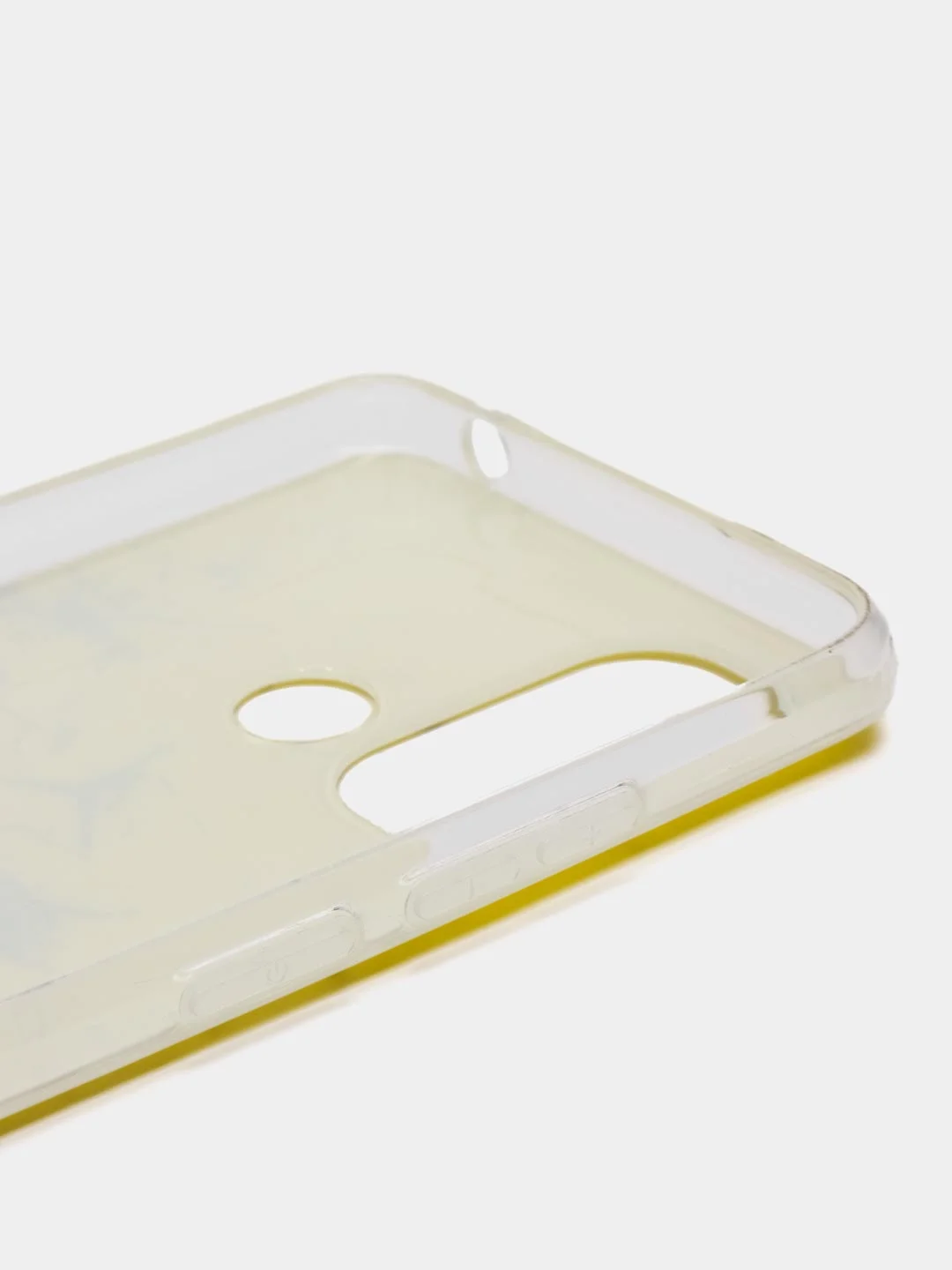 Желтый чехол для Xiaomi Redmi 12C (Сяоми Редми 12С), силиконовый, с рисунком