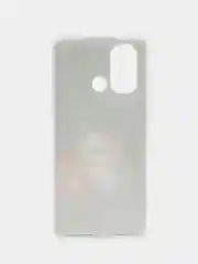 Серый чехол для Xiaomi Redmi 12C (Сяоми Редми 12С), силиконовый, с рисунком