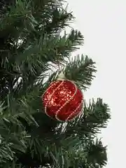 Алый набор ёлочных шаров 4 шт 6см