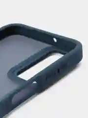 Пурпурный чехол матовый для Samsung Galaxy A24, пластиковый, полупрозрачный, с глянцевой рамкой