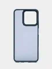 Темно-синий чехол матовый для Realme C51, C53 / Реалми С53 / Realme Note 50, полупрозрачный
