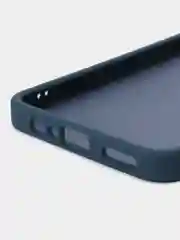 Темно-синий чехол матовый для Realme C51, C53 / Реалми С53 / Realme Note 50, полупрозрачный