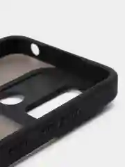 Угольный чехол матовый для Xiaomi Redmi 12C, пластиковый, полупрозрачный, с глянцевой рамкой