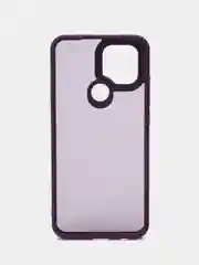 Пурпурный чехол матовый Redmi A1 Plus A2+ Poco C51, пластиковый, полупрозрачный, с глянцевой рамкой