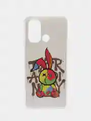 Кремовый чехол для Xiaomi Redmi 12C (Сяоми Редми 12С), силиконовый, с рисунком