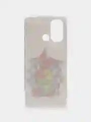 Кремовый чехол для Xiaomi Redmi 12C (Сяоми Редми 12С), силиконовый, с рисунком