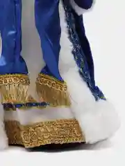 Бордовый дед мороз музыкальный большой 40 см