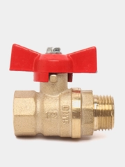 Кран шаровый Ду, 15 1/2", PN16 муфтовый, ВР/НР