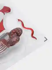 Алый наклейки на окно новогодние, многоразовые, декор на Новый год