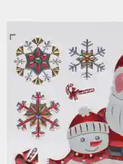 Алый наклейки на окно новогодние, многоразовые, декор на Новый год