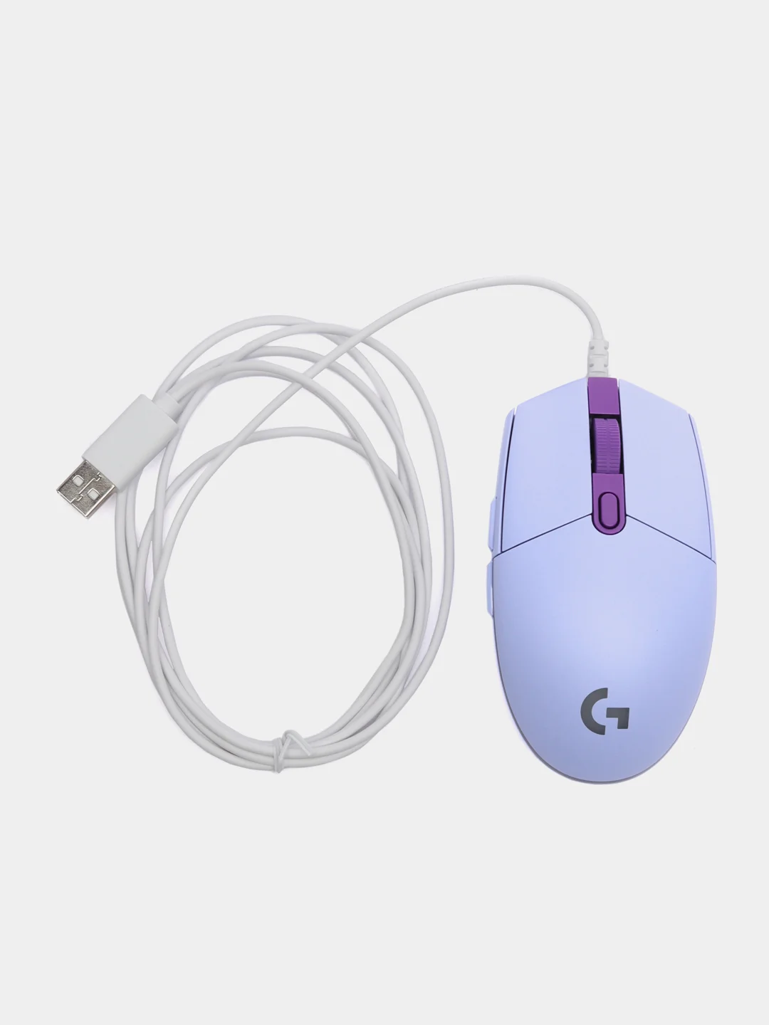 Фиолетовый игровая мышь Logitech G102 LightSync, 8000 dpi, 6 кнопок, RGB подсветка