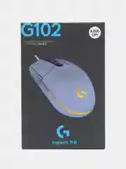 Фиолетовый игровая мышь Logitech G102 LightSync, 8000 dpi, 6 кнопок, RGB подсветка
