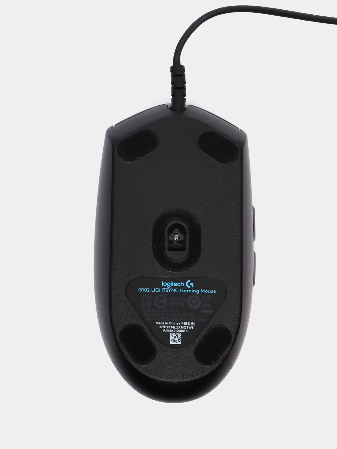 Фиолетовый игровая мышь Logitech G102 LightSync, 8000 dpi, 6 кнопок, RGB подсветка
