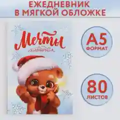 Красный ежедневник в тонкой обложке, блокнот, А5, 80 листов, набор из 2 штук