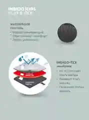 Черный ботинки для мальчика INDIGO KIDS зимние с шерстяной подкладкой и мембраной
