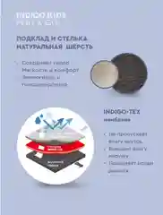 Синий ботинки для мальчика INDIGO KIDS зимние с шерстяной подкладкой и мембраной