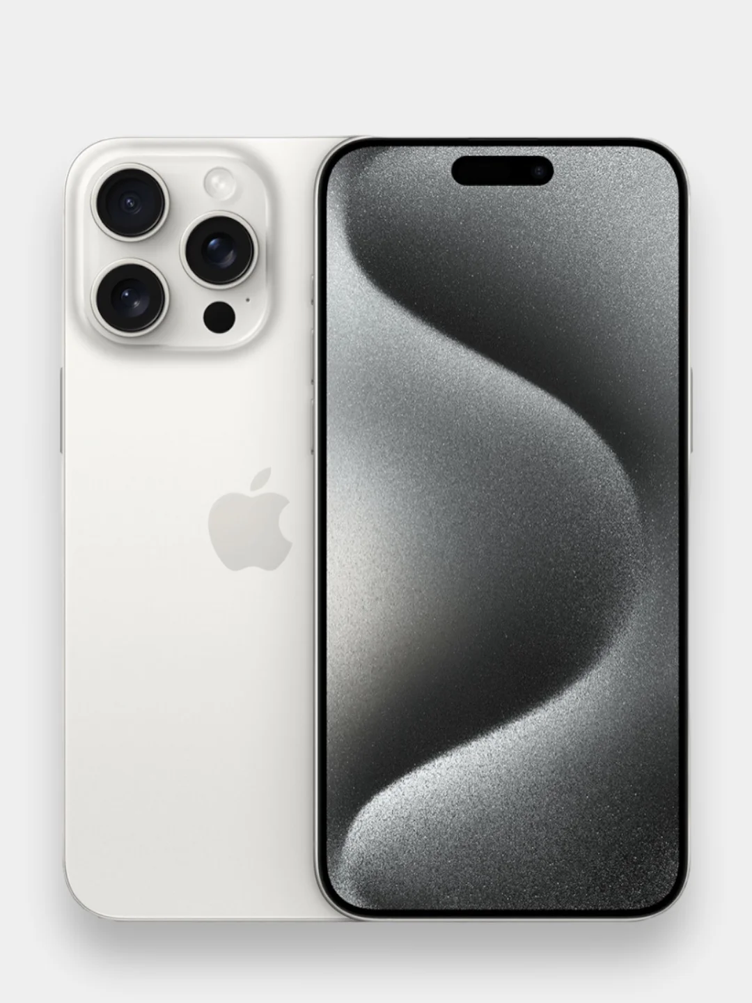 Белый смартфон Iphone 15 Pro Max 256 Gb (nano-Sim + eSim)