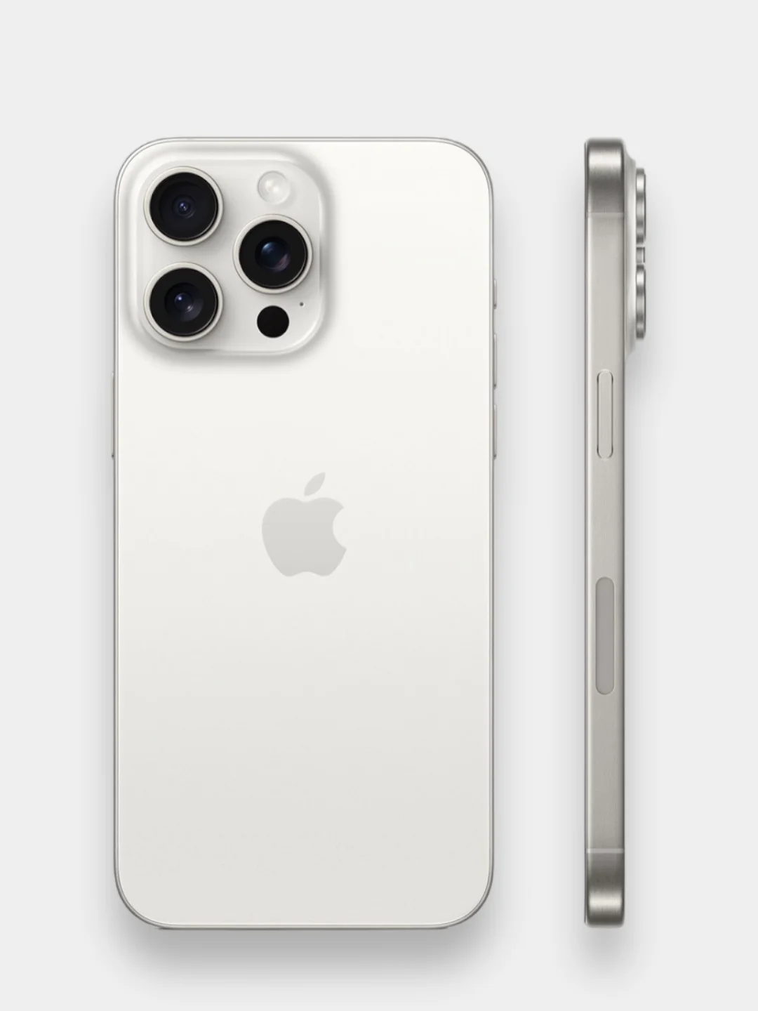 Белый смартфон Iphone 15 Pro Max 256 Gb (nano-Sim + eSim)