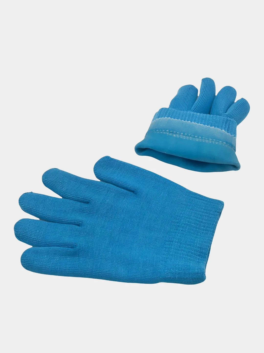 Голубой перчатки гелевые увлажняющие Spa Gel Gloves многоразовые