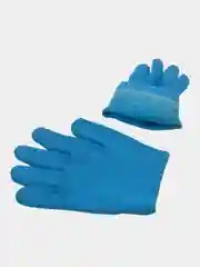 Голубой перчатки гелевые увлажняющие Spa Gel Gloves многоразовые