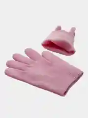 Розовый перчатки гелевые увлажняющие Spa Gel Gloves многоразовые