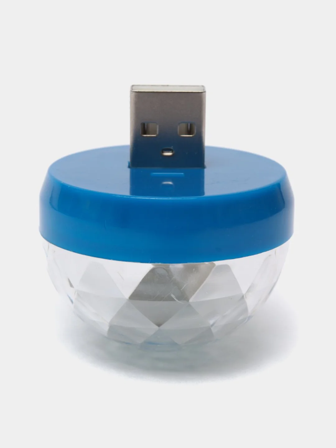 Синий мини диско шар от USB