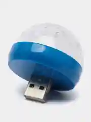 Синий мини диско шар от USB