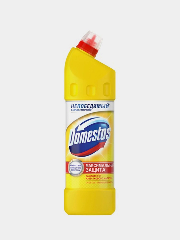 Универсальное чистящее средство Domestos "Лимонная свежесть", 1 л