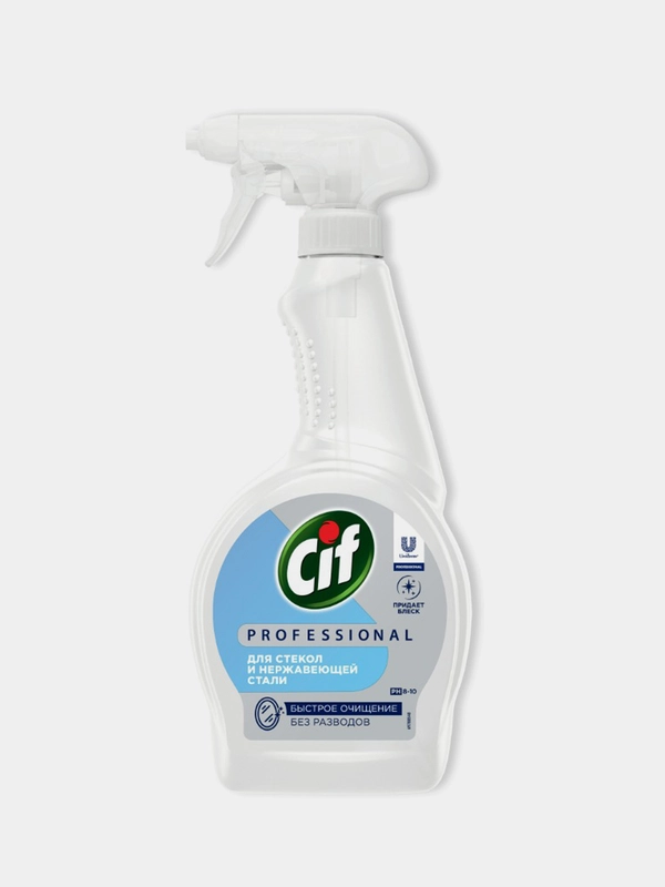 Средство чистящее для стекол и блестящих поверхностей Cif Professional, 500 мл