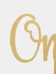 Золотой топпер на торт "One", на годик, акрил