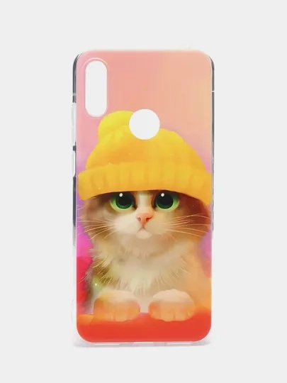 Силиконовый чехол на Honor 8A/8A Pro/Huawei Y6 2019/Y6s / Хонор 8А прозрачный, с рисунком