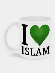 Кружка с принтом I love Islam Ислам