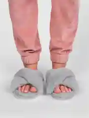 Серый тапочки домашние, женские