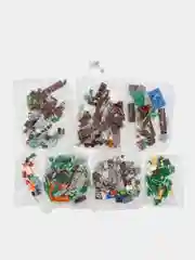 Голубой конструктор MY WORLD с LED подсветкой Майнкрафт (Minecraft), на 451 и 426 деталей