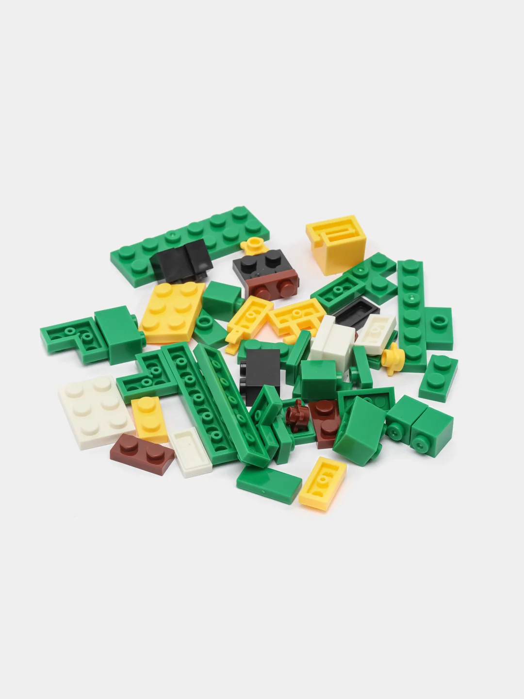 Голубой конструктор MY WORLD с LED подсветкой Майнкрафт (Minecraft), на 451 и 426 деталей